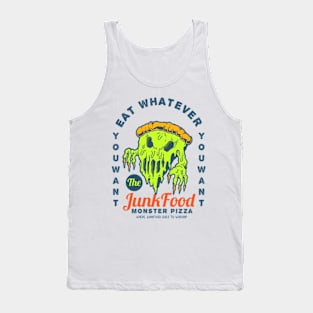 Monster Pizza Junk Food Tank Top